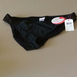 Profile Blush Black Bikini Bottom Size XL